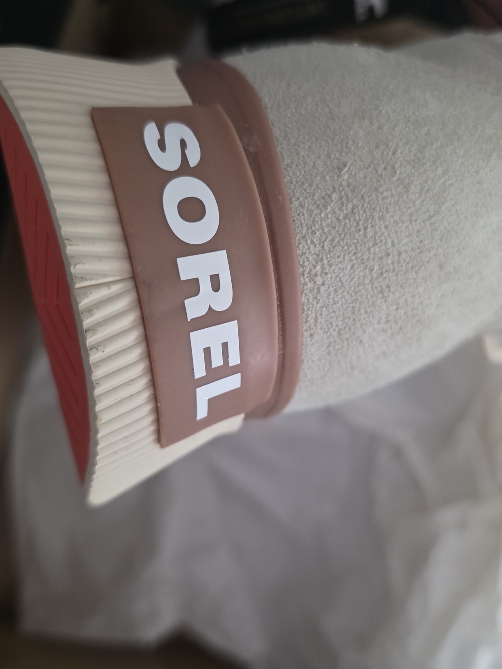 Sorel Men's Cream, Light Gray & Brown High-Top Sneakers - Picture 3 of 4